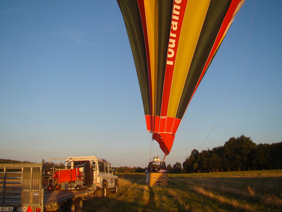 Vol en montgolfiere