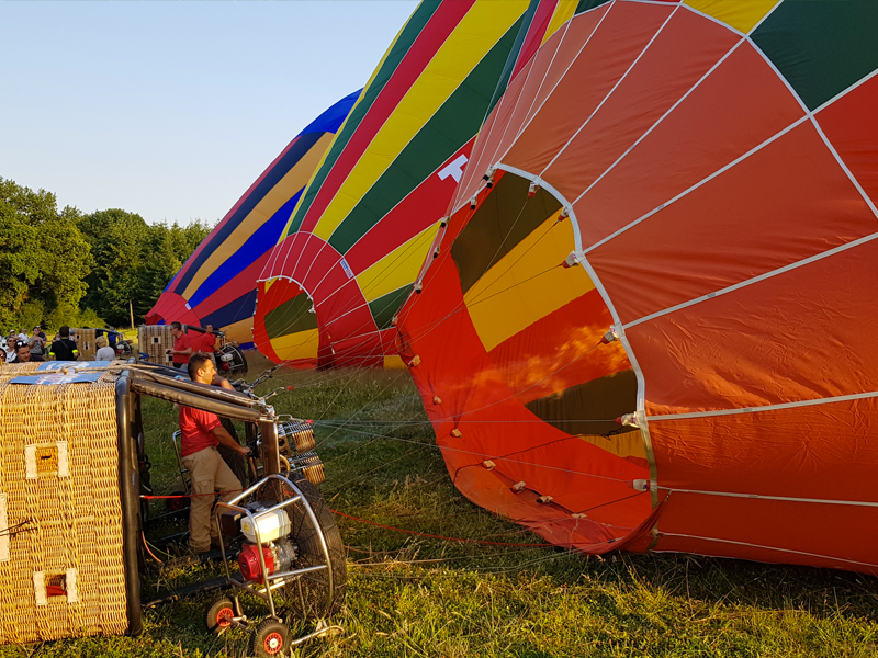 organisation vol montgolfière